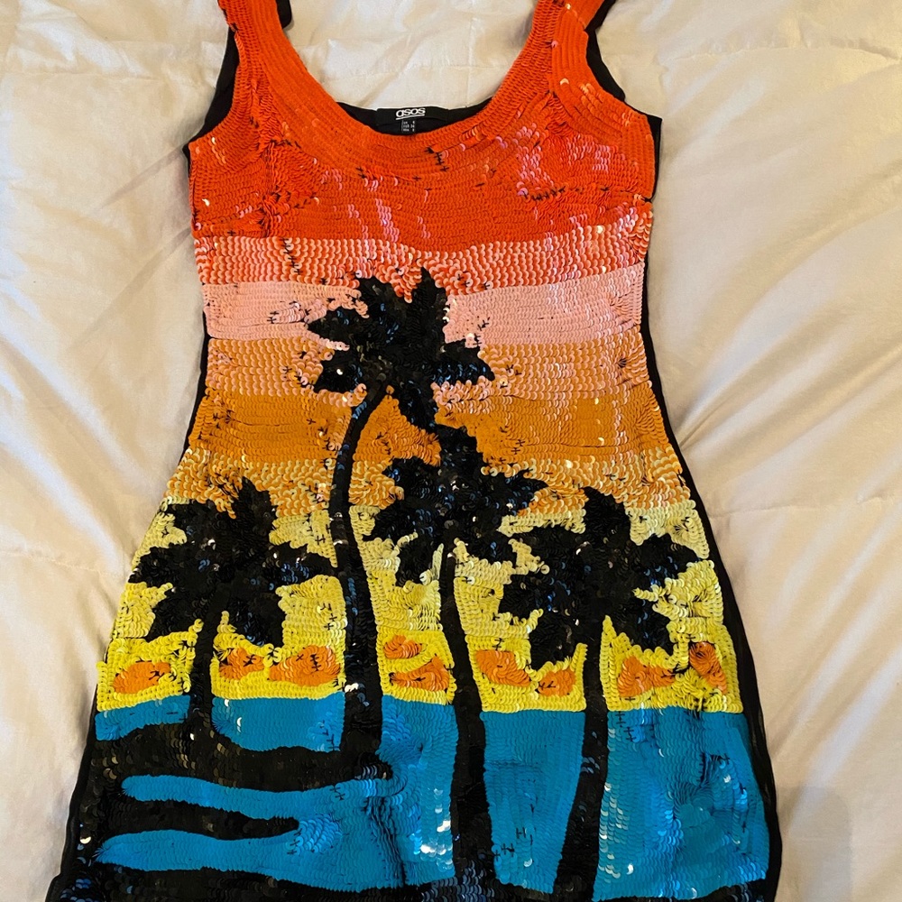 ASOS sequined mini dress